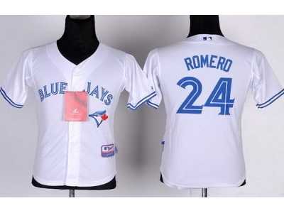 Youth mlb Toronto Blue Jays #24 Romero white 2012