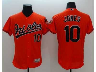 Baltimore Orioles #10 Adam Jones Orange Flexbase Authentic Collection Stitched Baseball Jersey