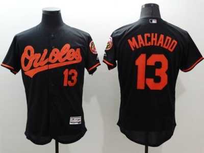 Baltimore Orioles #13 Manny Machado Black Flexbase Authentic Collection Stitched Baseball Jersey