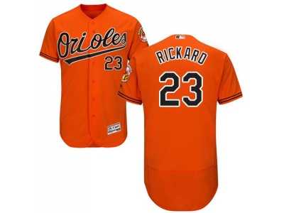 Baltimore Orioles #23 Joey Rickard Orange Flexbase Authentic Collection Stitched MLB Jersey