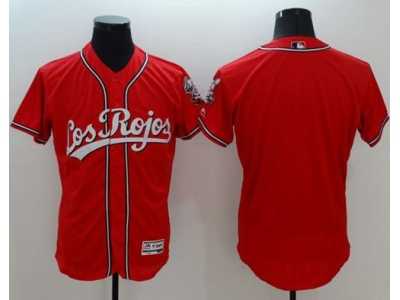Baltimore Orioles Blank Red Flexbase Authentic Collection Los Rojos Stitched Baseball Jersey