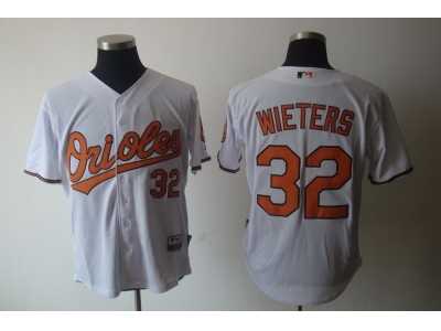 MLB baltimore orioles #32 Wieters White[cool base]