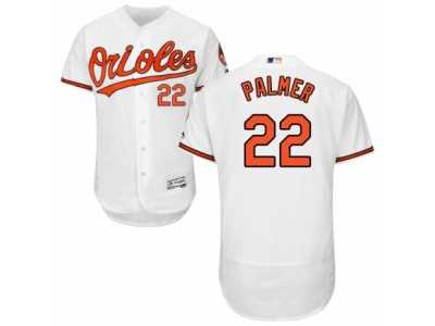 Men's Majestic Baltimore Orioles #22 Jim Palmer White Flexbase Authentic Collection MLB Jersey