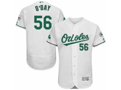 Men's Majestic Baltimore Orioles #56 Darren O'Day White Celtic Flexbase Authentic Collection MLB Jersey