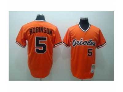 mlb baltimore orioles #5 robinson m&n orange