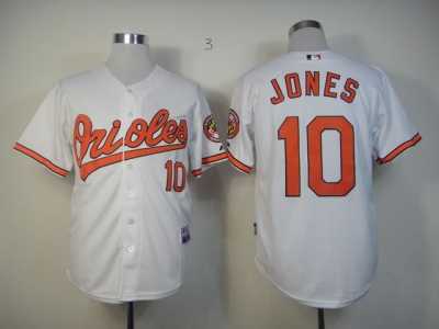 mlb jerseys baltimore orioles #10 jones white[2013 new]