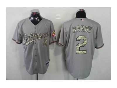 mlb jerseys baltimore orioles #2 hardy grey[number camo]