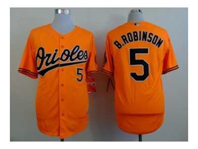mlb jerseys baltimore orioles #5 b.robinson orange