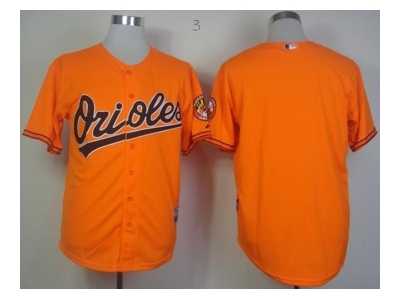 mlb jerseys baltimore orioles blank orange[new]