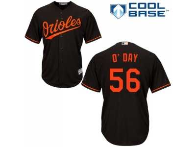 Youth Baltimore Orioles #56 Darren O'Day Black Cool Base Stitched MLB Jersey