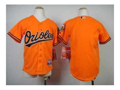 Youth mlb jerseys baltimore orioles blank orange