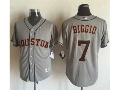MLB Houston Astros #7 Craig Biggio Grey New Cool Base Stitched jerseys