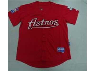 MLB Jerseys Houston Astros blank jersey red