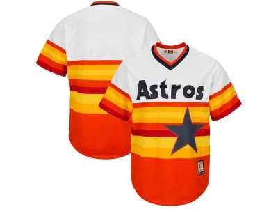 Men's Houston Astros Majestic Orange Alternate Big & Tall Cool Base Jersey