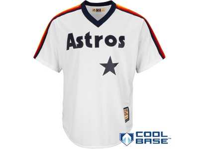 Men's Houston Astros Majestic White Home Cooperstown Cool Base Jersey