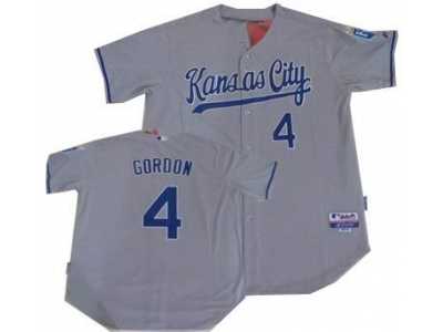 Kansas City Royals #4 alex gordon gray