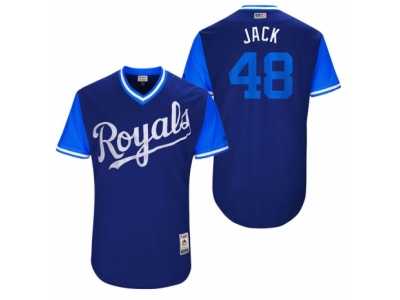 Men's 2017 Little League World Series Royals Joakim Soria #48 Jack Royal Jersey