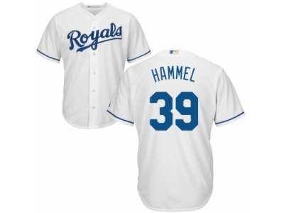 Men's Majestic Kansas City Royals #39 Jason Hammel Replica White Home Cool Base MLB Jersey
