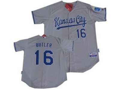 mlb Kansas City Royals #16 Billy Butler grey