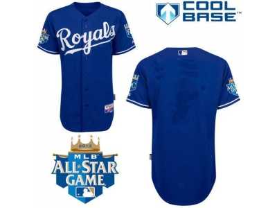 mlb Kansas City Royals blank Cool Base w2012 All-Star Patch blue