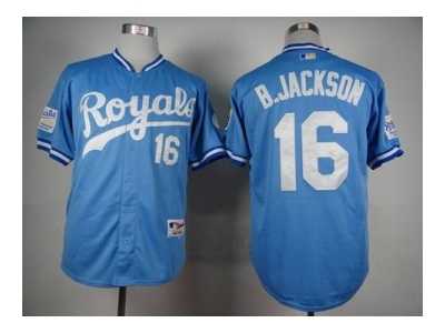 mlb jerseys kansas city royals #16 b.jackson lt.blue[m&n][b.jackson]