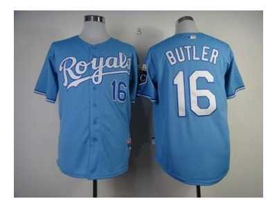 mlb jerseys kansas city royals #16 butler lt.blue[butler]