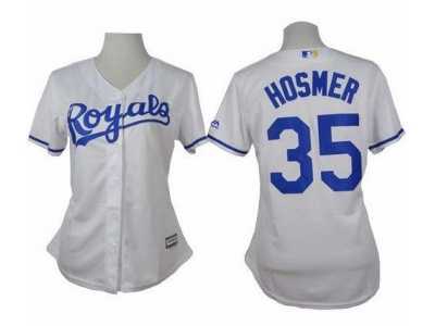 Mlb Women Royals #35 Eric Hosmer White Home Stitched Baseball Jerseys