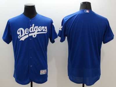 Los Angeles Dodgers Blank Blue Flexbase Authentic Collection Stitched Baseball Jersey