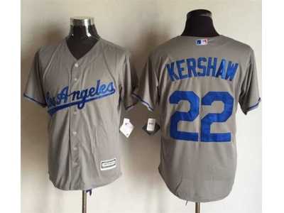 MLB Los Angeles Dodgers #22 Clayton Kershaw Grey New Cool Base Stitched jerseys