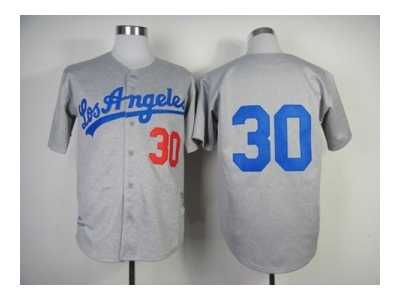 MLB los angeles dodgers #30 maury white m&n 1963 jerseys