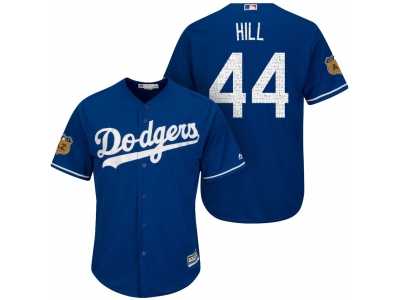 Men's Los Angeles Dodgers #44 Rich Hill 2017 Spring Training Cool Base Stitched MLB Jersey