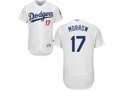 Men's Majestic Los Angeles Dodgers #17 Brandon Morrow White Flexbase Authentic Collection MLB Jersey