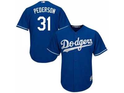 Youth Los Angeles Dodgers #31 Joc Pederson Blue Cool Base Stitched MLB Jersey