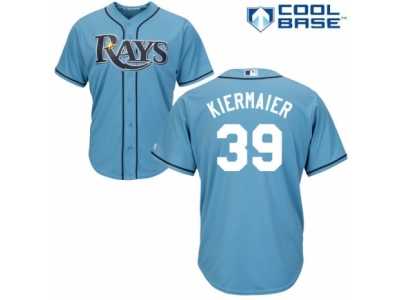 Men's Majestic Tampa Bay Rays #39 Kevin Kiermaier Replica Light Blue Alternate 2 Cool Base MLB Jersey