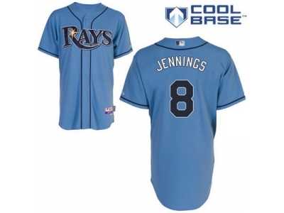 mlb Tampa Bay Rays #8 Jennings lt BLUE(cool base)