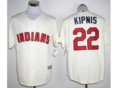 Cleveland Indians #22 Jason Kipnis Cream New Cool Base Stitched MLB Jersey