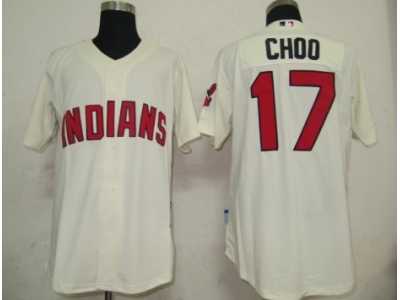 MLB Cleveland Indians #17 Choo Cream