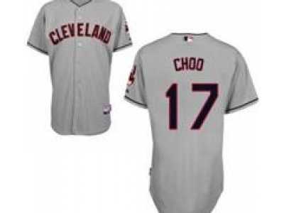MLB Cleveland Indians #17 Choo gray cool base