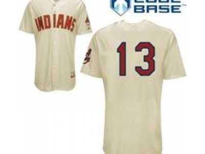 MLB Jerseys Cleveland Indians #13 Sizemore Cream