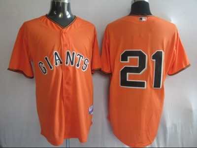MLB Jerseys San Francisco Giants #21 Sanchez Orange