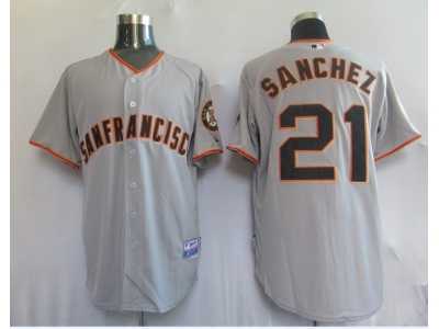 MLB San Francisco Giants 21# Sanchez grey