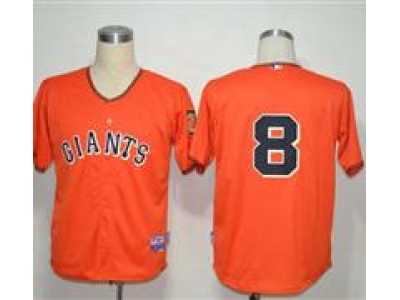 MLB San Francisco Giants #8 Morgan Orange Jerseys