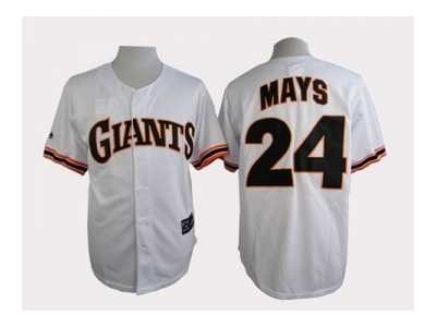 MLB san francisco giants #24 mays white[1989 m&n] jerseys