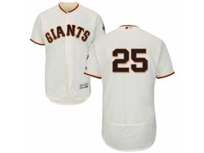 Men's Majestic San Francisco Giants #25 Barry Bonds Cream Flexbase Authentic Collection MLB Jersey