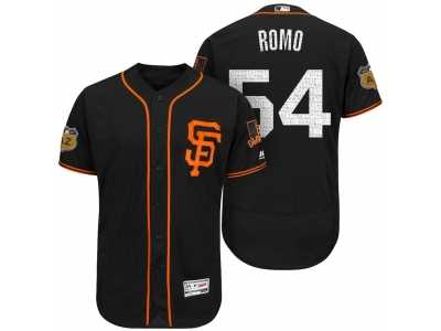 Men's San Francisco Giants #54 Sergio Romo 2017 Spring Training Flex Base Authentic Collection Stitched Baseball Jersey