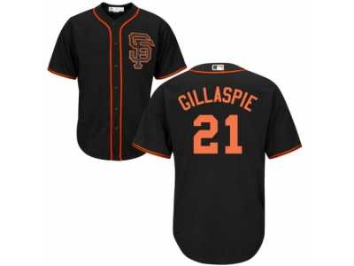 San Francisco Giants #21 Conor Gillaspie Black New Cool Base Stitched Baseball Jersey