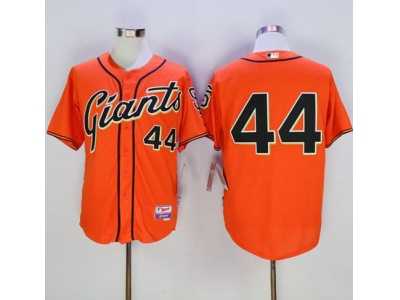 San Francisco Giants #44 Willie McCovey Orange Cool Base Stitched Baseball Jersey