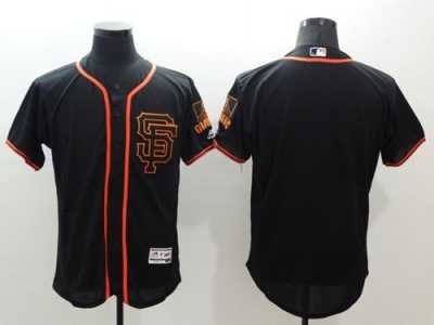 San Francisco Giants Blank Black Flexbase Authentic Collection Alternate Stitched MLB Jersey