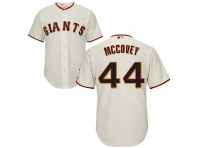 Youth San Francisco Giants #44 Willie McCovey Cream Cool Base Stitched MLB Jersey
