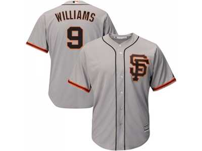 Youth San Francisco Giants #9 Matt Williams Grey Road 2 Cool Base Stitched MLB Jersey